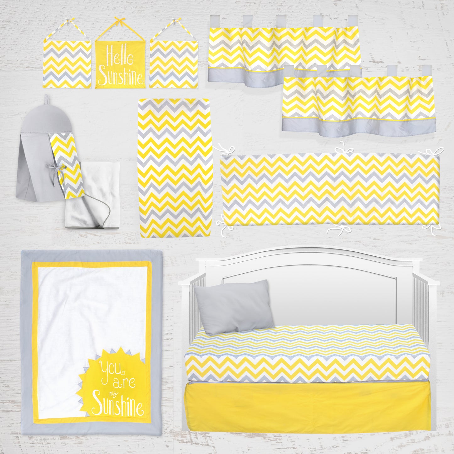 Sunshine 13 Piece Crib Bedding Set
