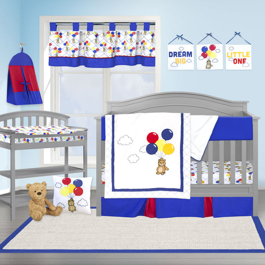 Bears and Balloons 13 Piece Crib Bedding Set