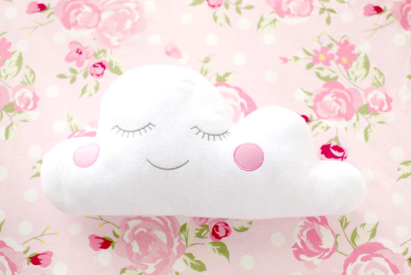 Cloud Pillow in Pink