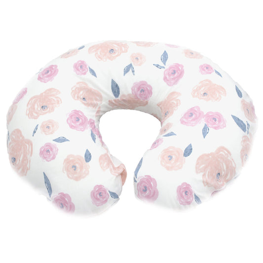 Watercolor Rose Nursing Pillow Cover